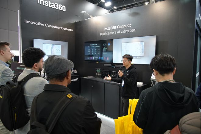 体机Connect 斩获全球顶级专业视听展会大奖pg电子平台影石Insta360 AI双摄会议一(图8)
